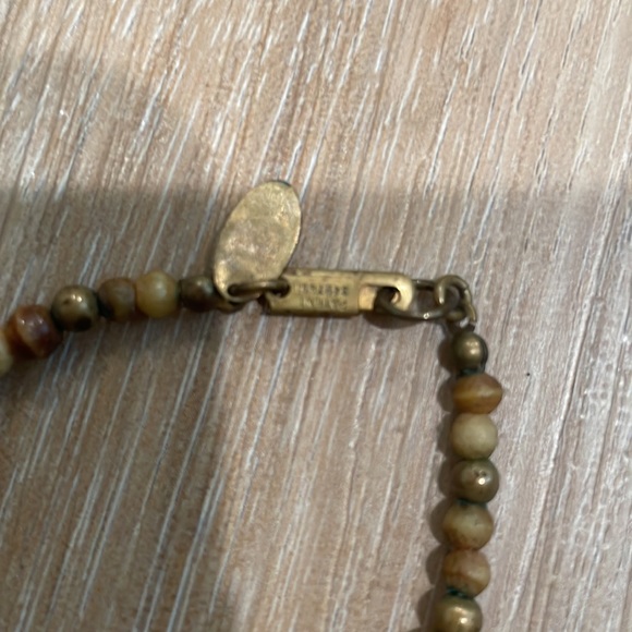 Vintage Miriam Haskell carved elephant necklace - Picture 6 of 12